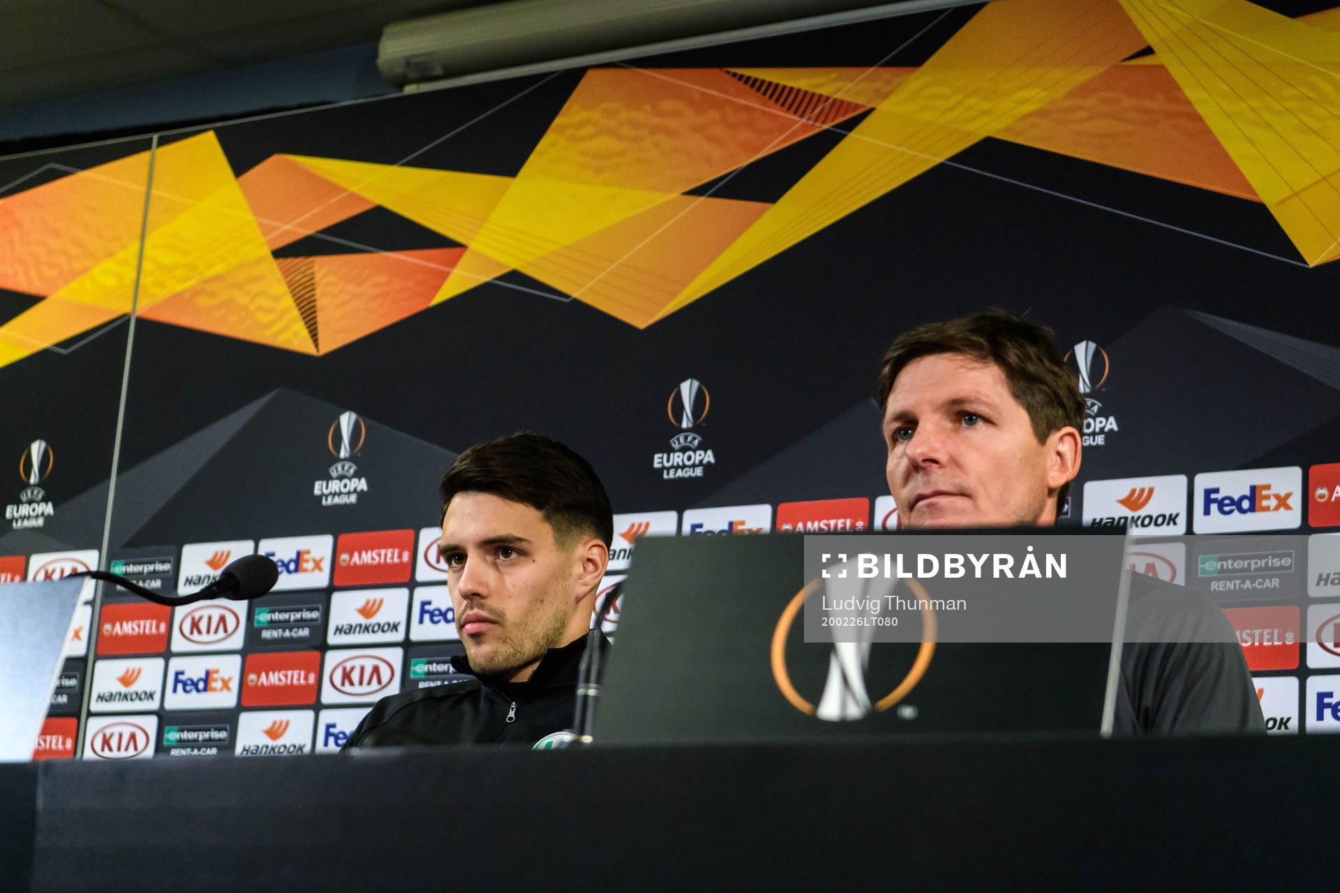 Josip Brekalo and Oliver Glasner, head coach