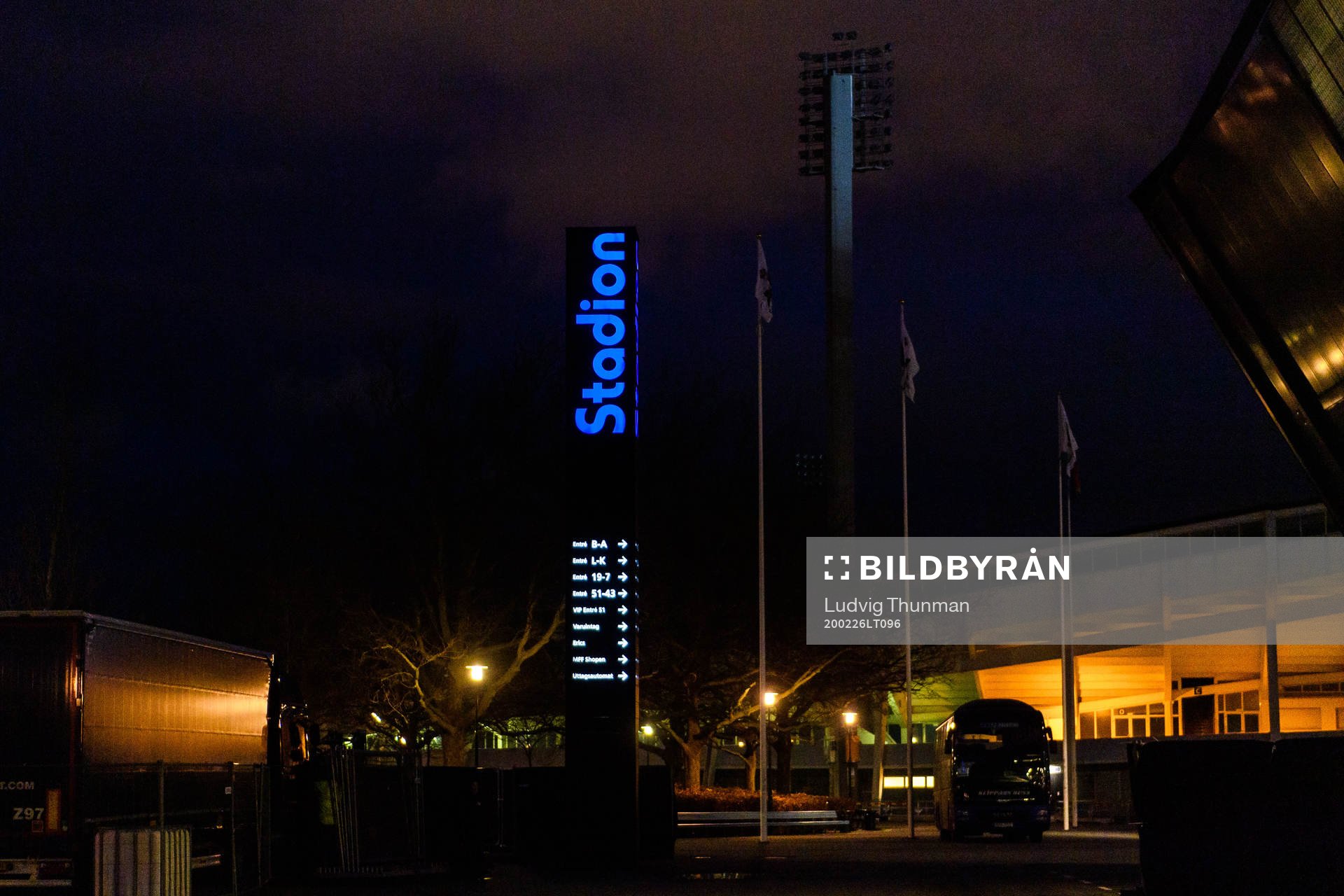 Exterior of Malmö Stadion
