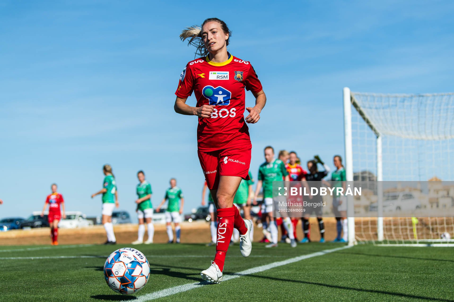 Hanna Terry of Røa during a pre-season friendly football match between Røa and Klepp on February 26, 2020 in La Manga.