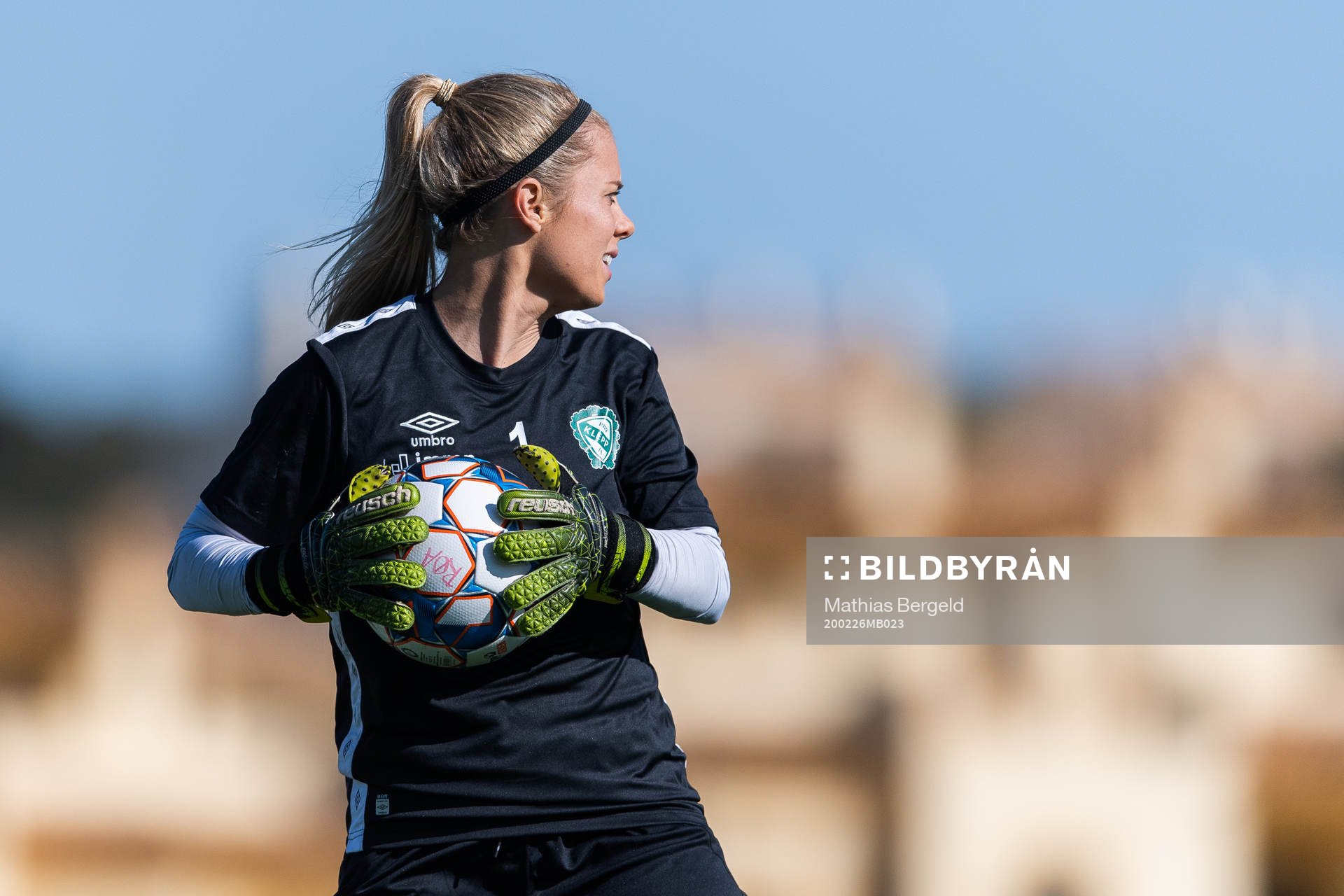 Goalkeeper Adelaide Anne Gay of Klepp
