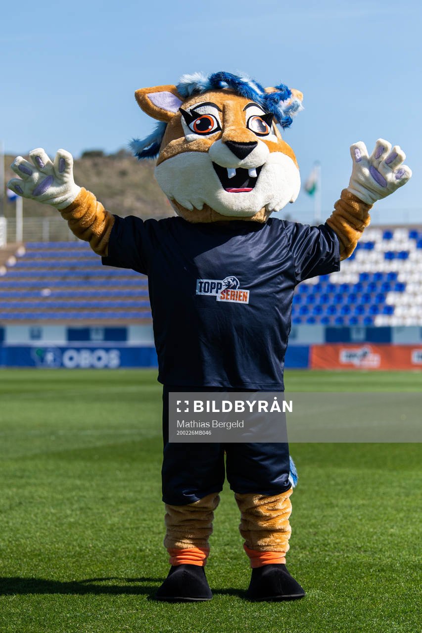 The mascot (yet to be named) of Toppserien