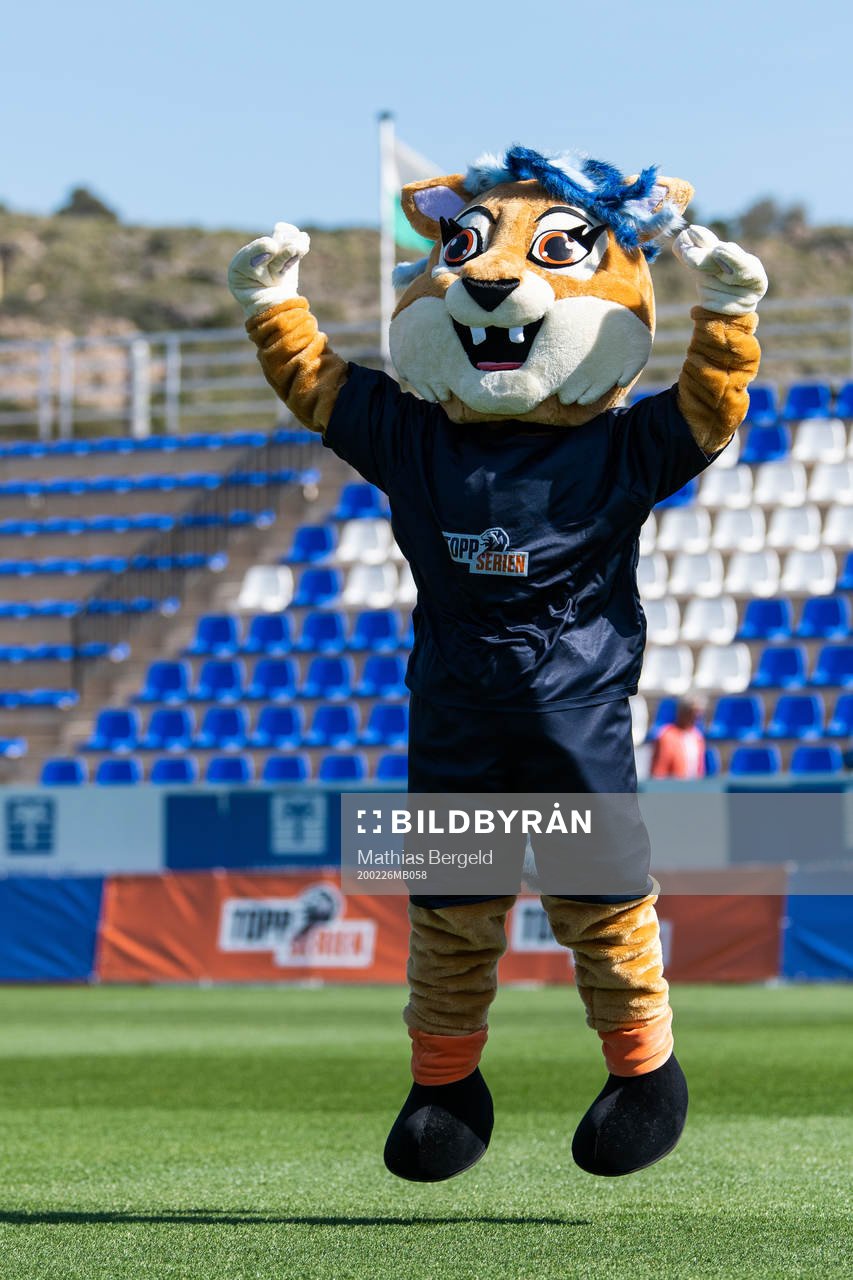 The mascot (yet to be named) of Toppserien