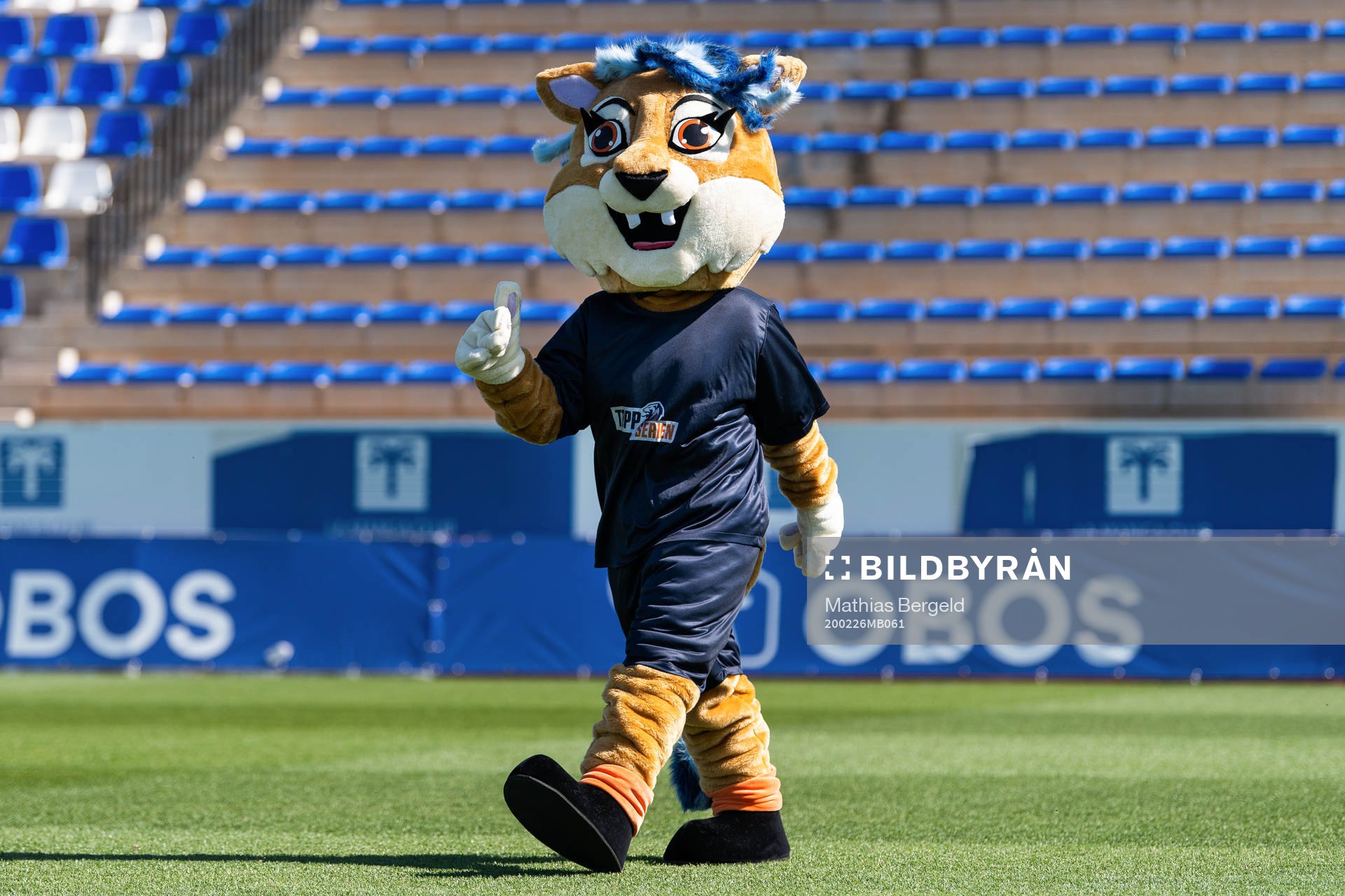 The mascot (yet to be named) of Toppserien