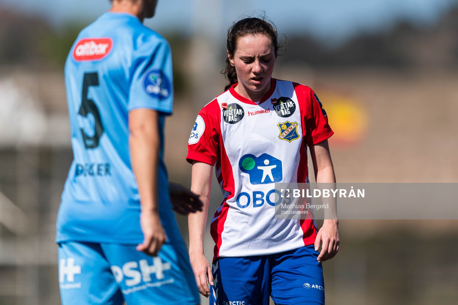 Anna Palm of Lyn looks dejected
