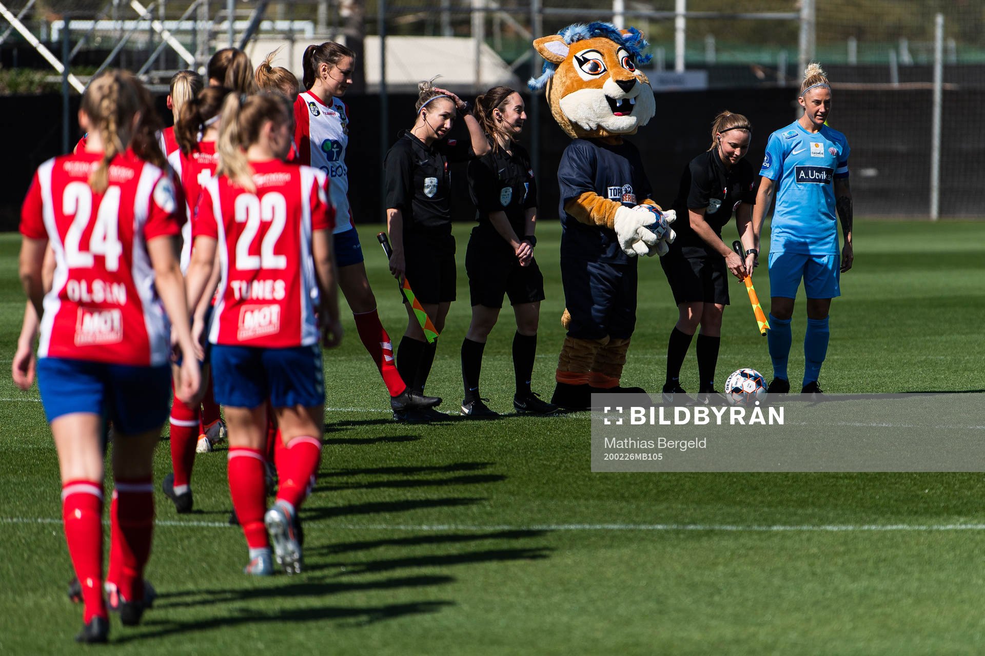 The mascot (yet to be named) of Toppserien