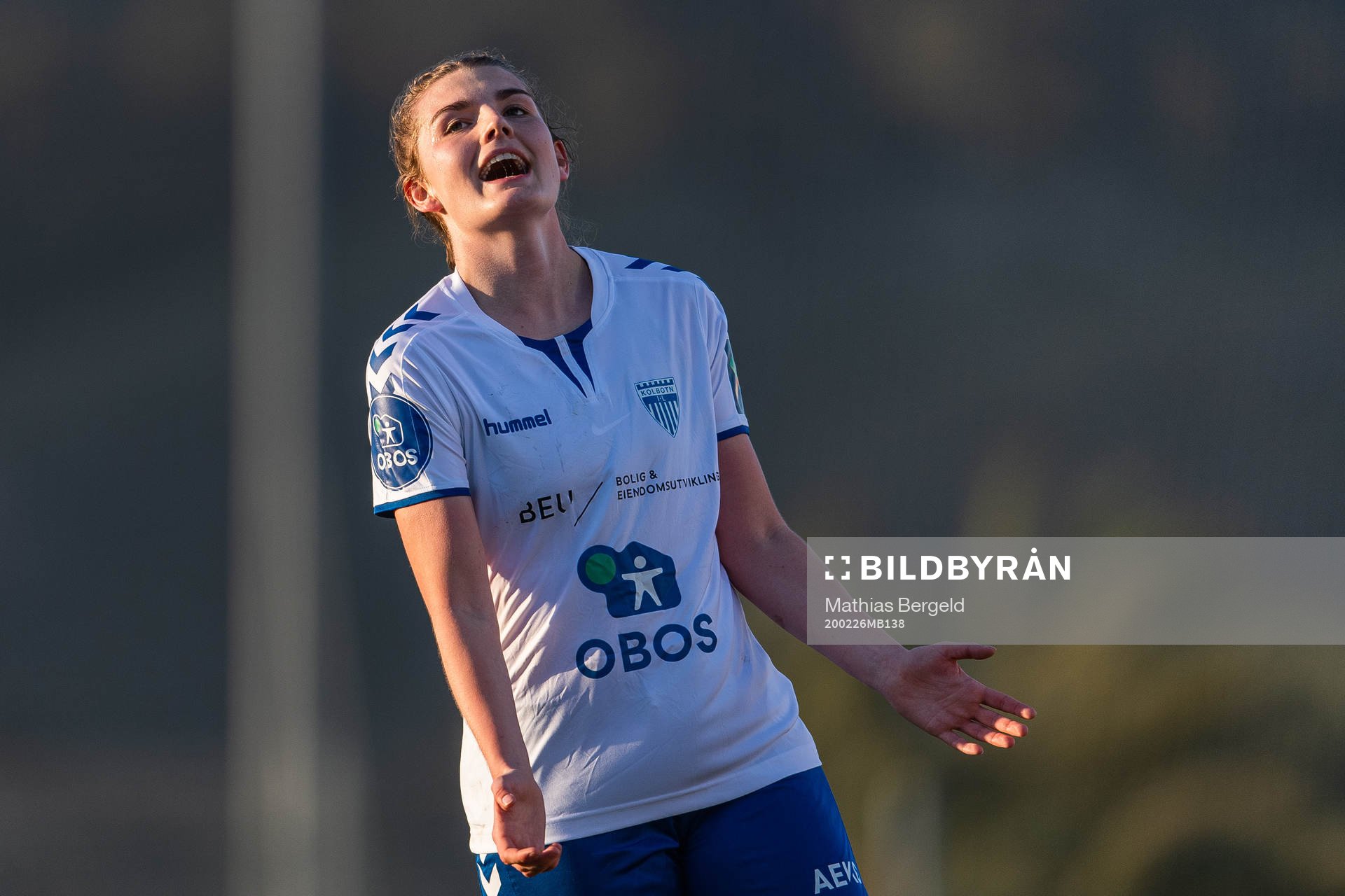 Julie Hoff Klæboe of Kolbotn reacts