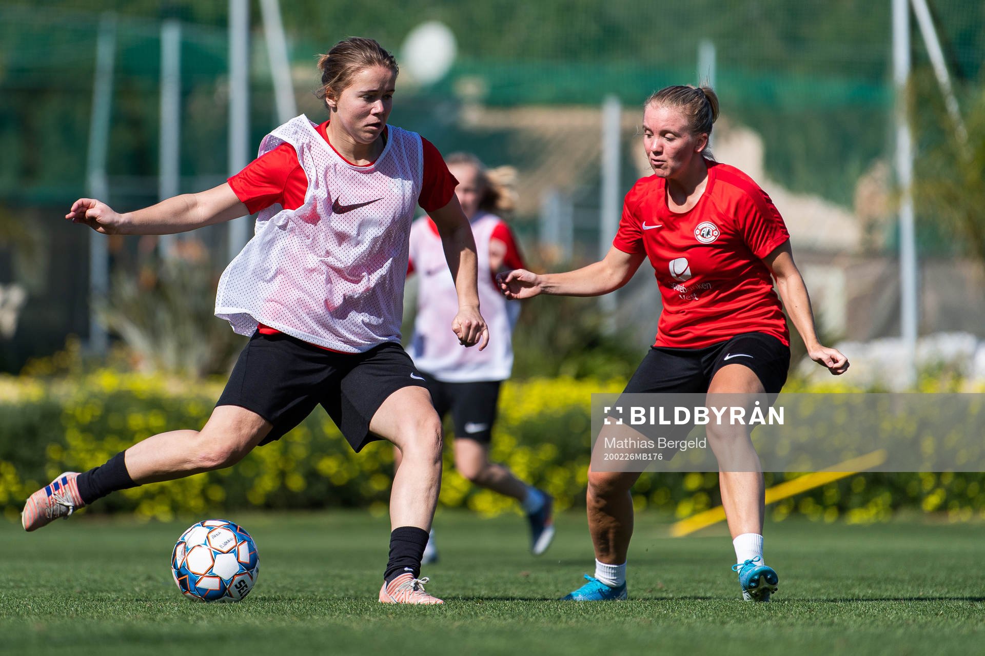 Tanja Løfshus of Arna-Bjørnar during a training session at the Toppserien pre-season camp on February 26, 2020 in La Manga.
