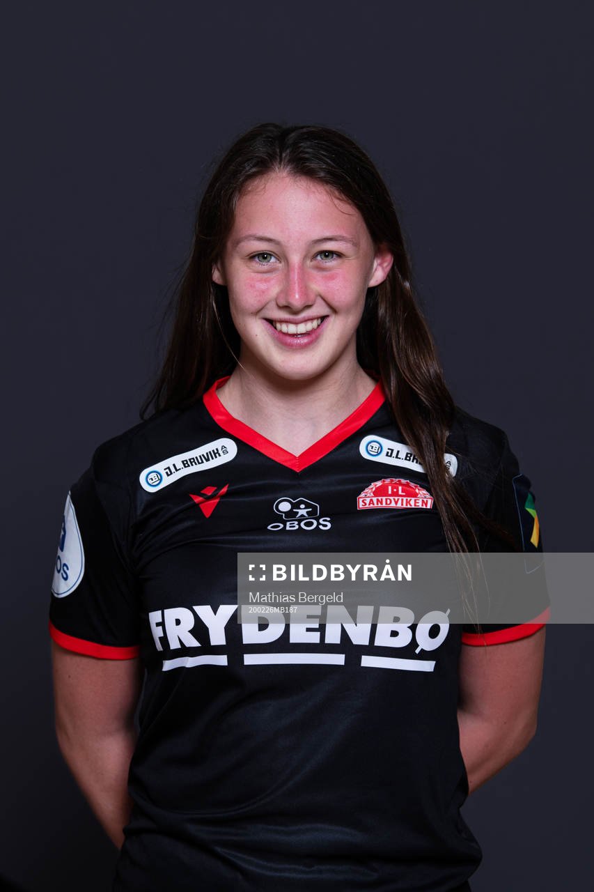Goalkeeper Savanna Duffy of Sandviken poses for a portrait