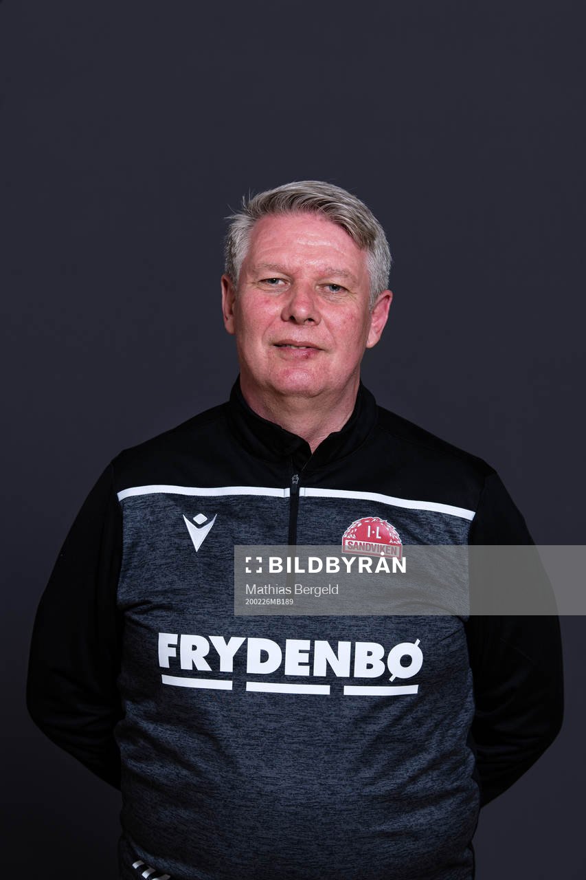 Atle Ingebrigtsen, assistant coach of Sandviken, poses for