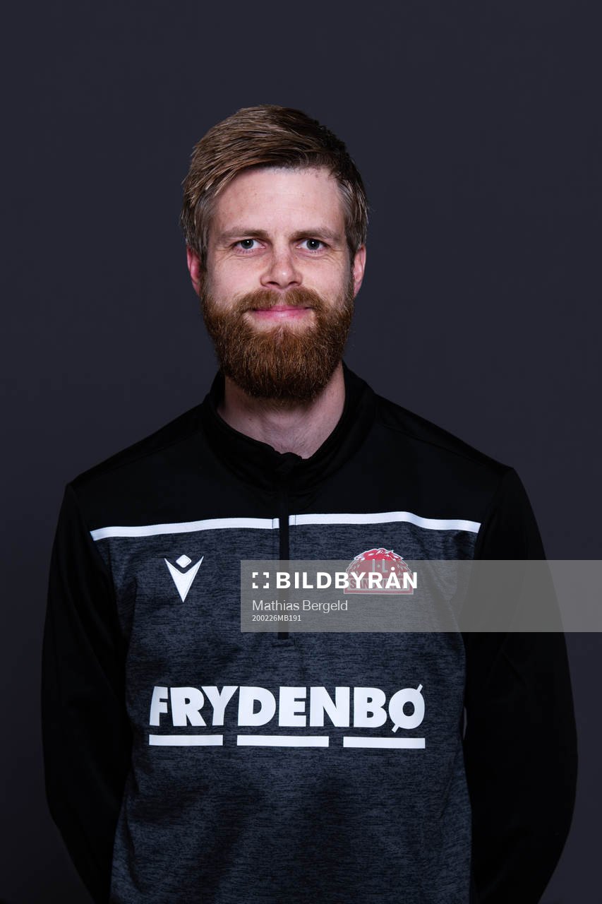 Thomas Lyngbø, assistant coach of Sandviken, poses for a