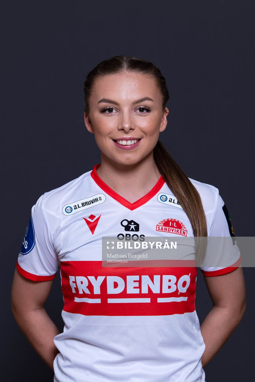 Marte Bjelde Hjelmhaug of Sandviken poses for a portrait