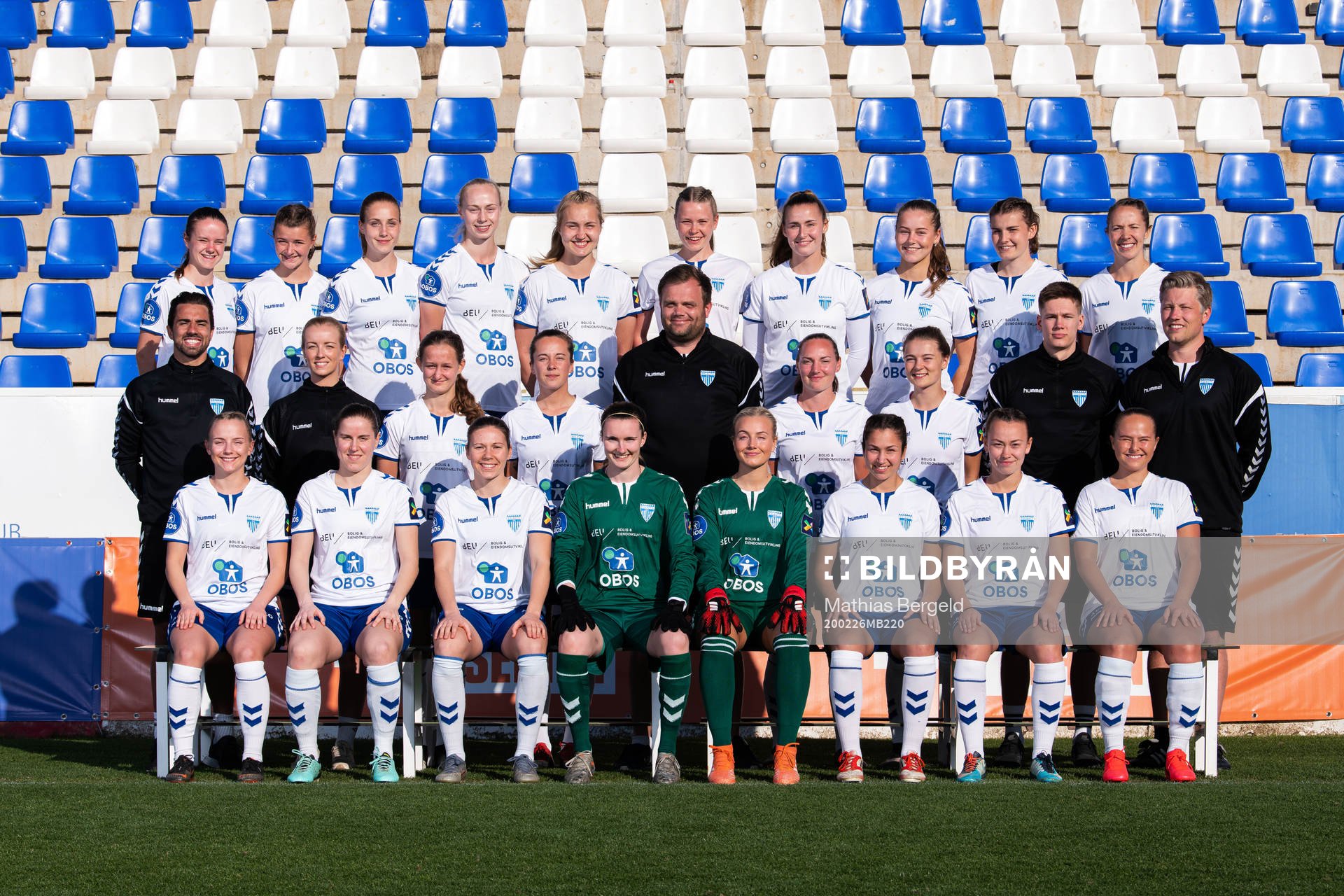 Kolbotn pose for a team photo