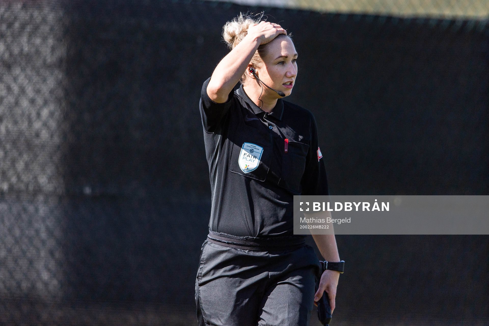 Assistant referee Monica Brun Løkkeberg