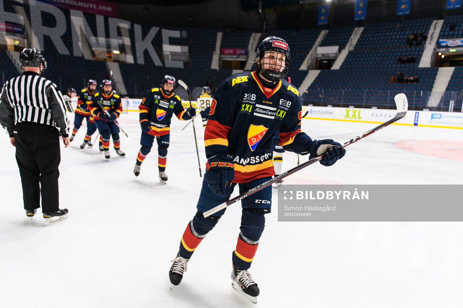 Djurgårdens Josefin Bouveng jublar