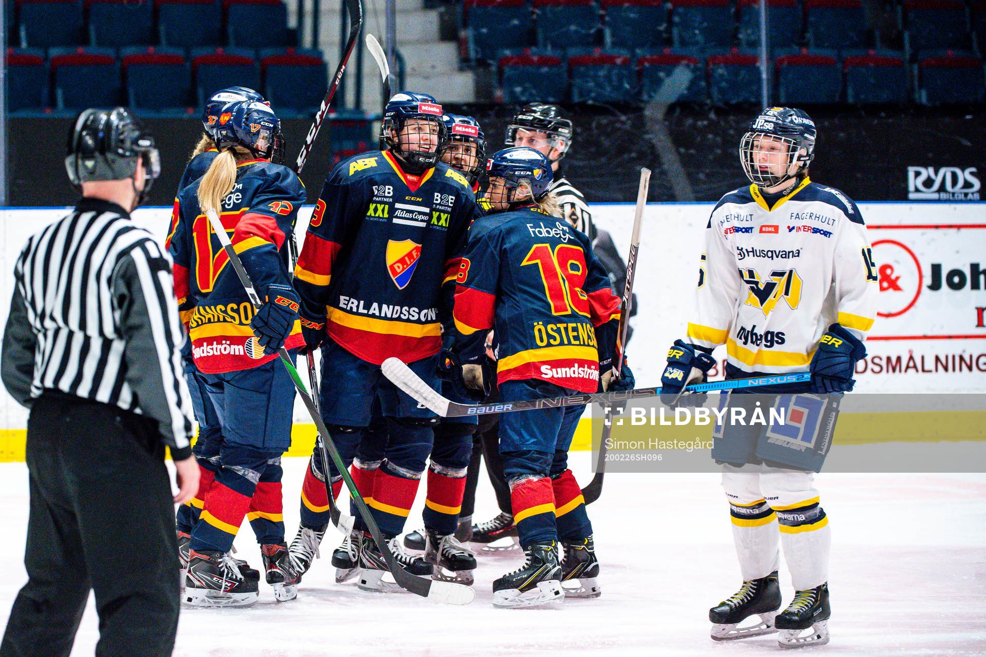Djurgårdens Josefin Bouveng jublar