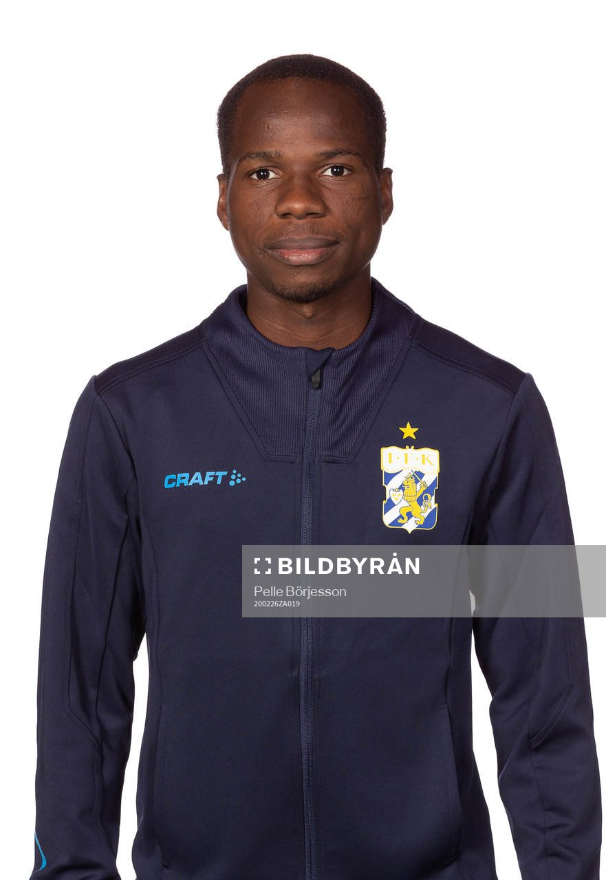 IFK Göteborgs Alhassan Yusuf poserar för ett porträtt den 26 februari 2020 i Göteborg.