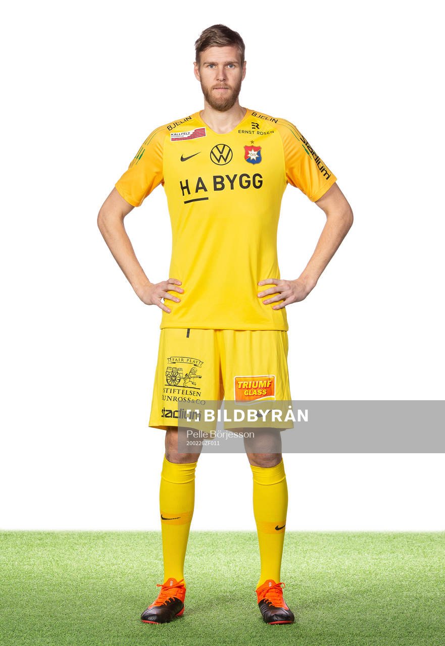 Örgrytes målvakt Fredrik Andersson