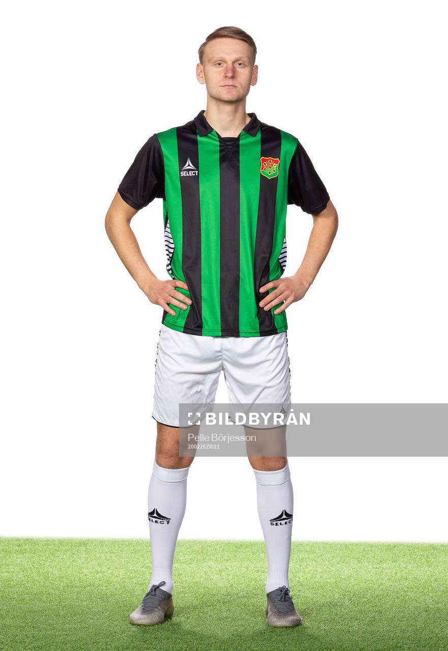 GAIS Joakim Åberg poserar för ett porträtt den 26 februari 2020 i Göteborg.