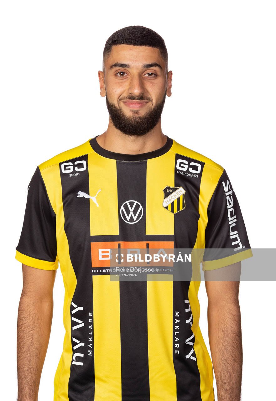 Häckens Aiham Ousou poserar för ett porträtt den 26 februari 2020 i Göteborg.