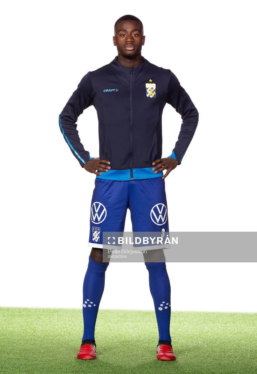 IFK Göteborgs Adil Titi poserar för ett porträtt den 26 februari 2020 i Göteborg.