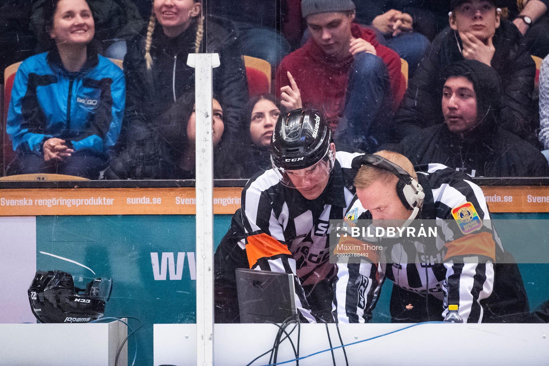 Domare Andreas Harnebring och Domare Richard Magnusson