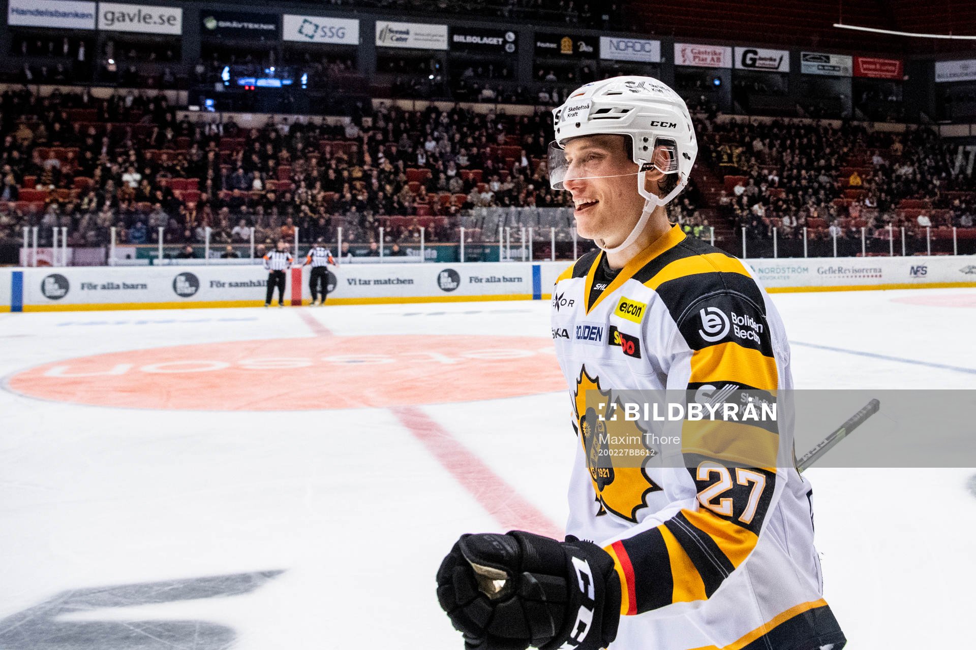 Skellefteås Robin Alvarez jublar