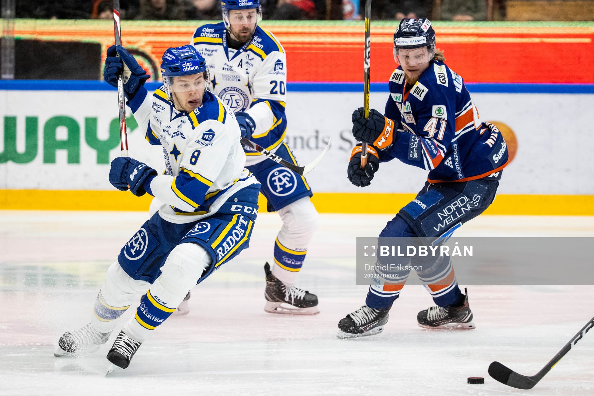 Leksands Filip Johansson och Växjös Ludvig Nilsson