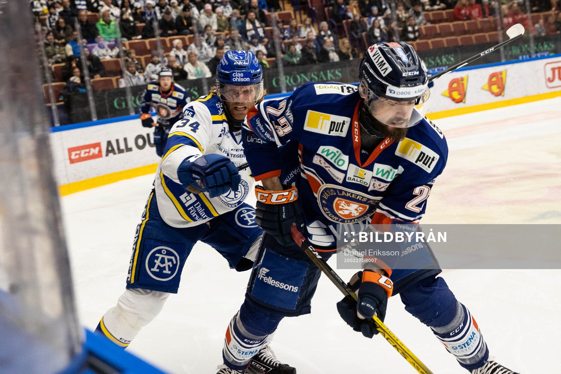 Leksands Philip Samuelsson och Växjös Roman Horak