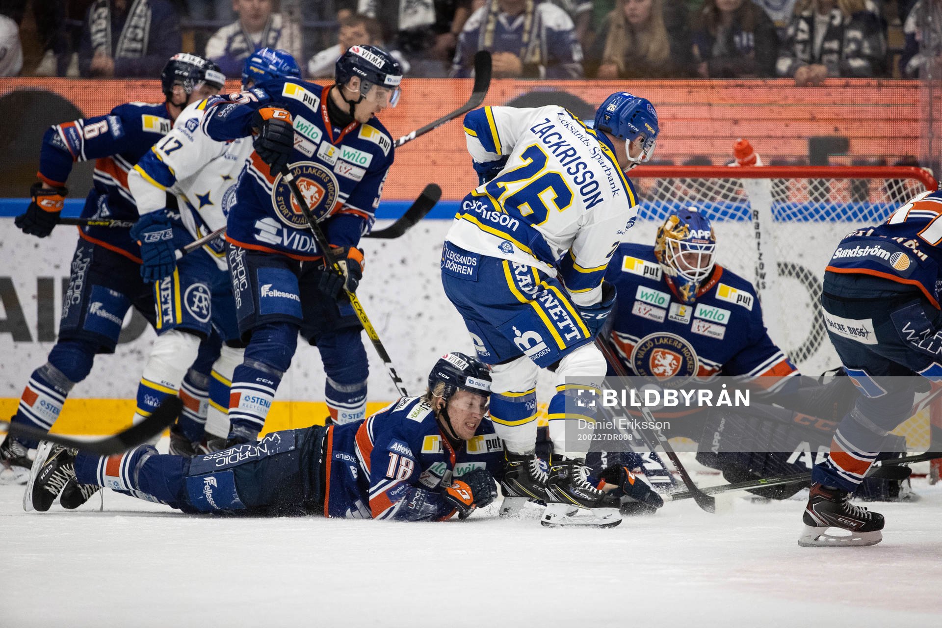 Leksands Patrik Zackrisson gör 1-1