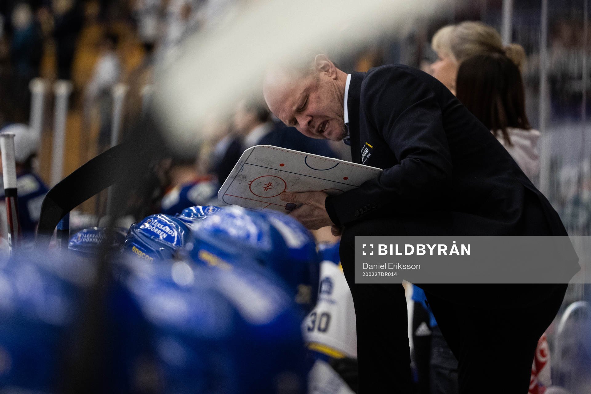 Leksands assisterande tränare Per-Erik Eklundunder