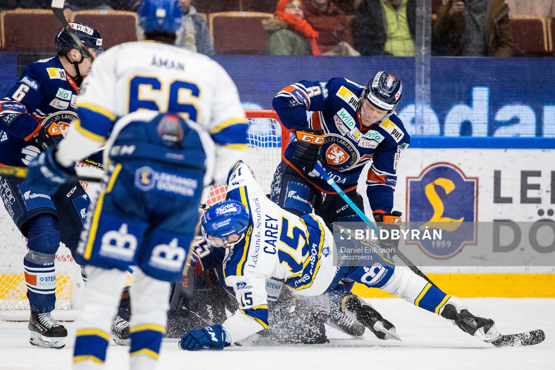 Leksands Matt Carey och Växjös Niclas Lundgren