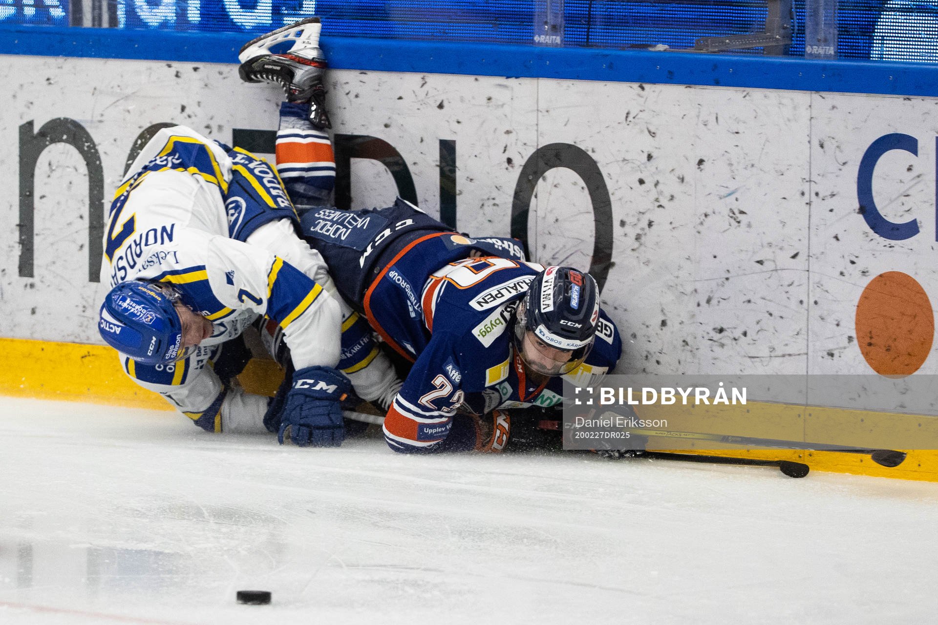 Leksands Lucas Nordsäter och Växjös Roman Horak