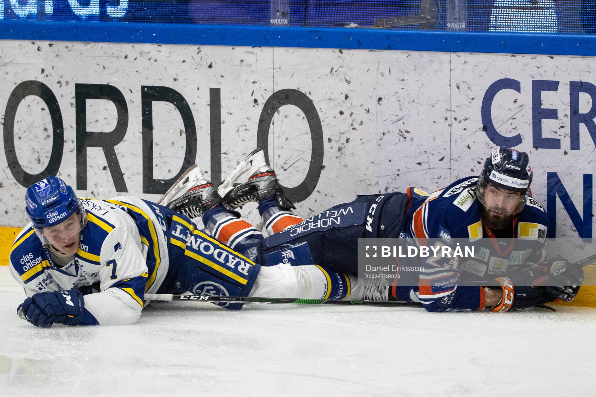 Leksands Lucas Nordsäter och Växjös Roman Horak
