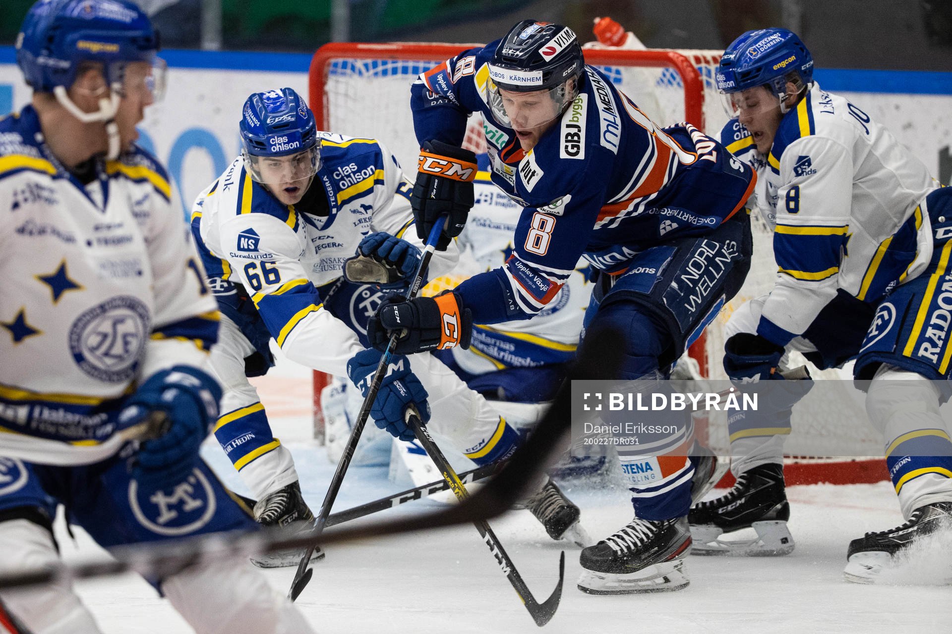 Leksands Nils Åman och Växjös Niclas Lundgren och