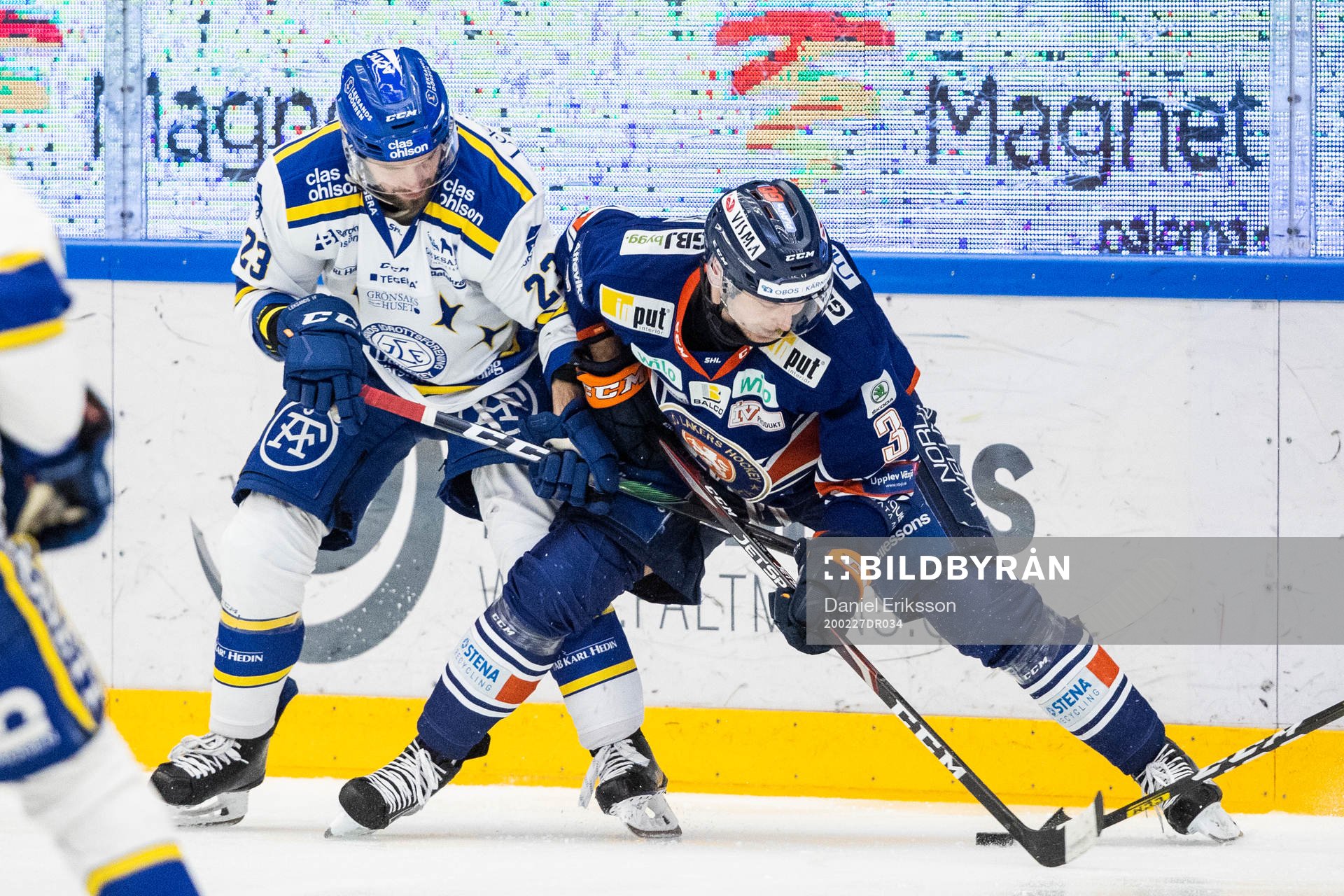Leksands André Hult och Växjös Oliver Bohm