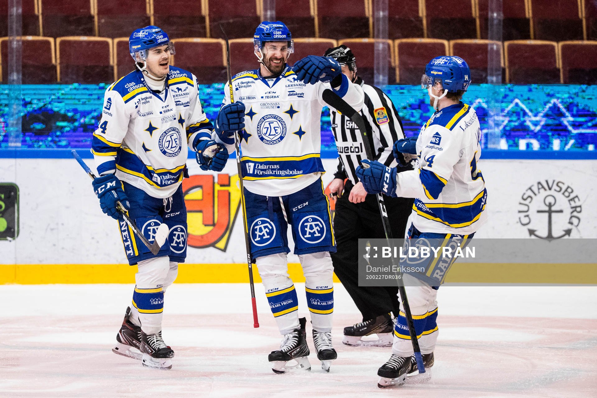 Leksands Thomas Valkvae Olsen, Nils Lundkvist och Oskar