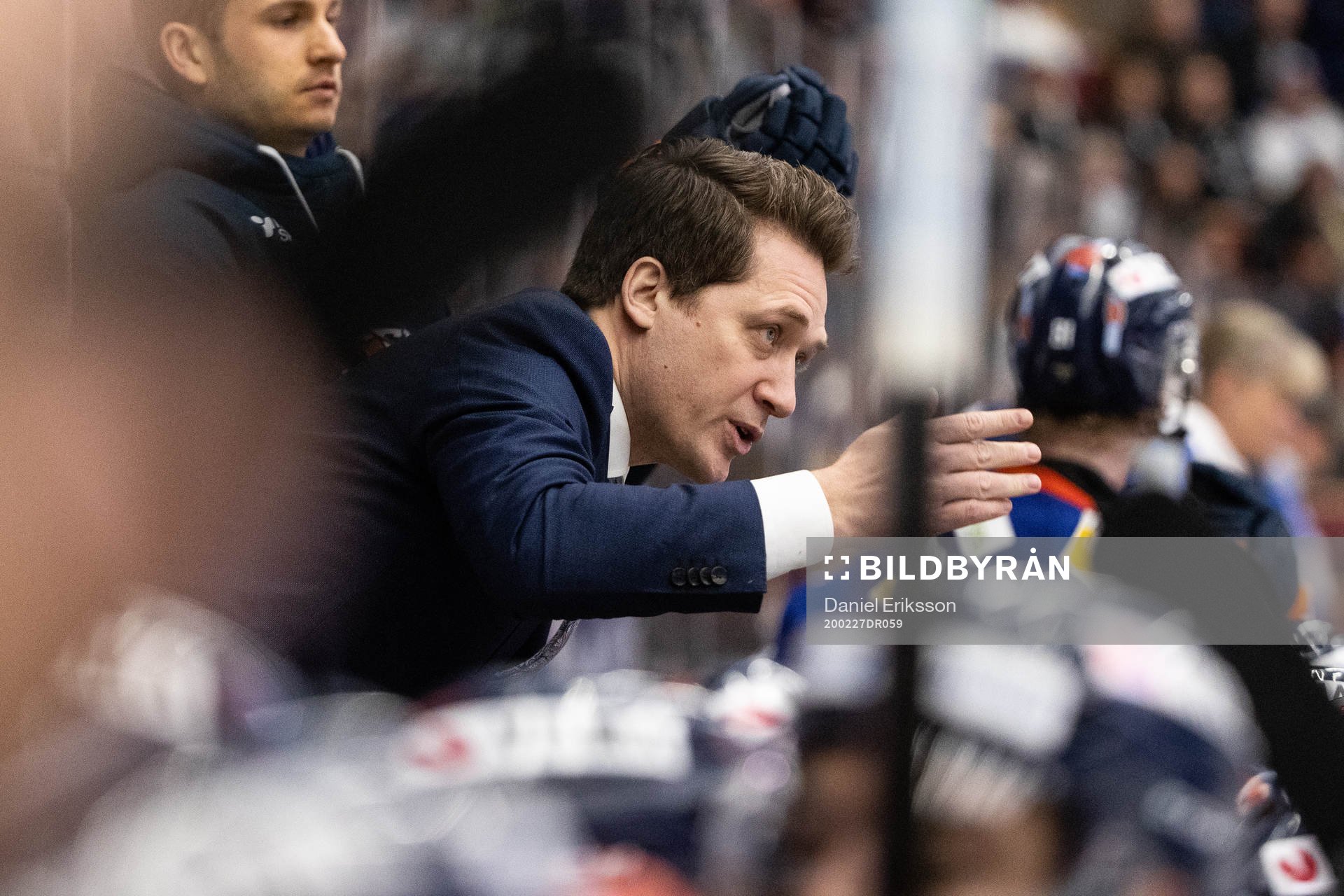 Växjös tränare Sam Hallam