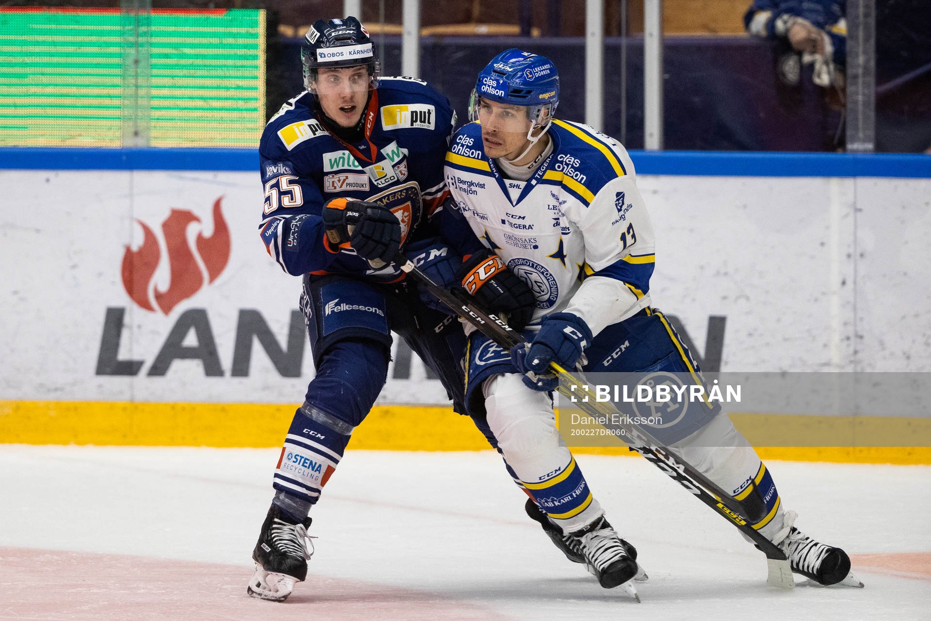 Växjös Miika Koivisto och Leksands Jon Knuts