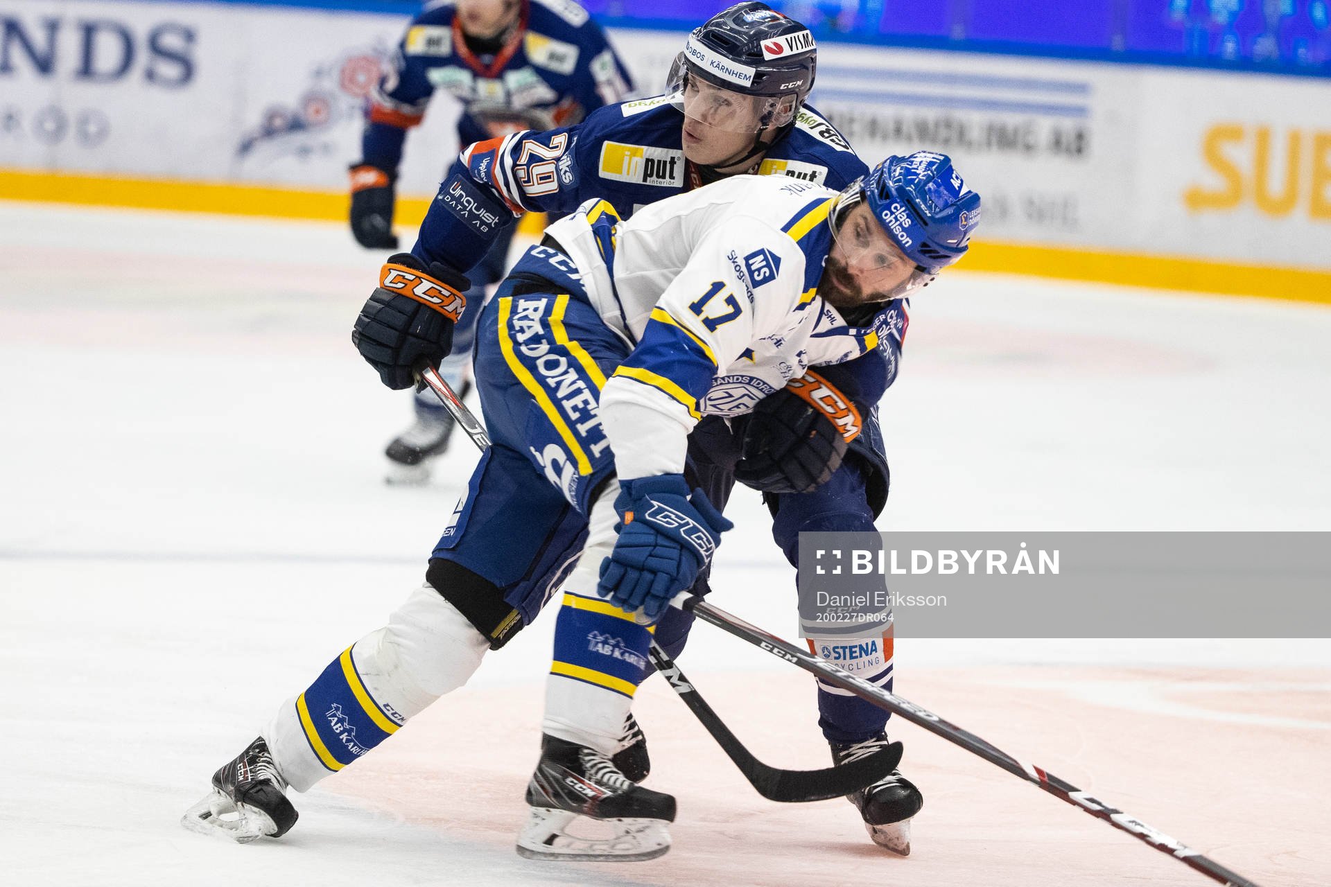 Växjös Pontus Holmberg och Leksands Daniel Olsson Trkulja