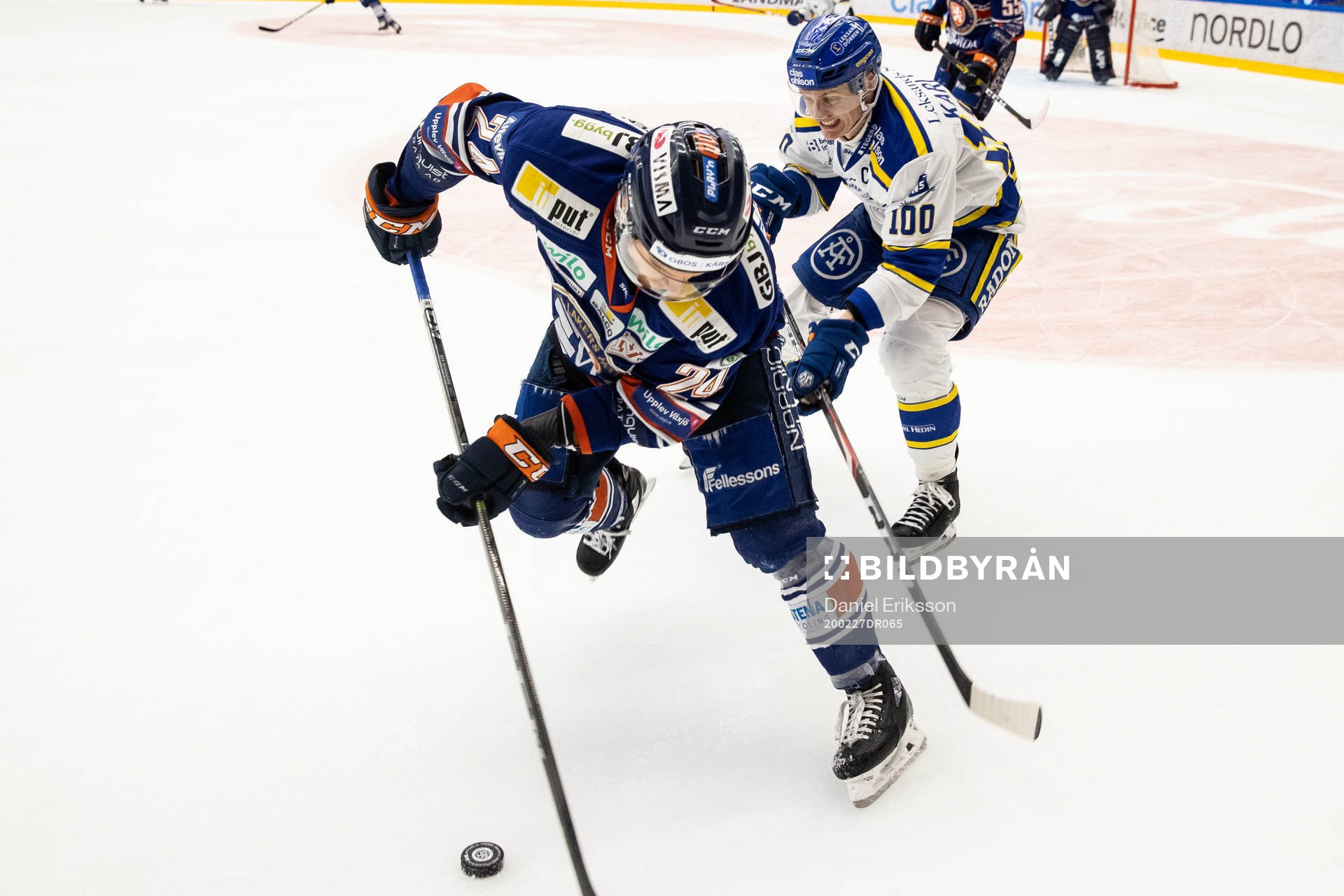 Växjös Brendan Shinnimin och Leksands Martin Karlsson