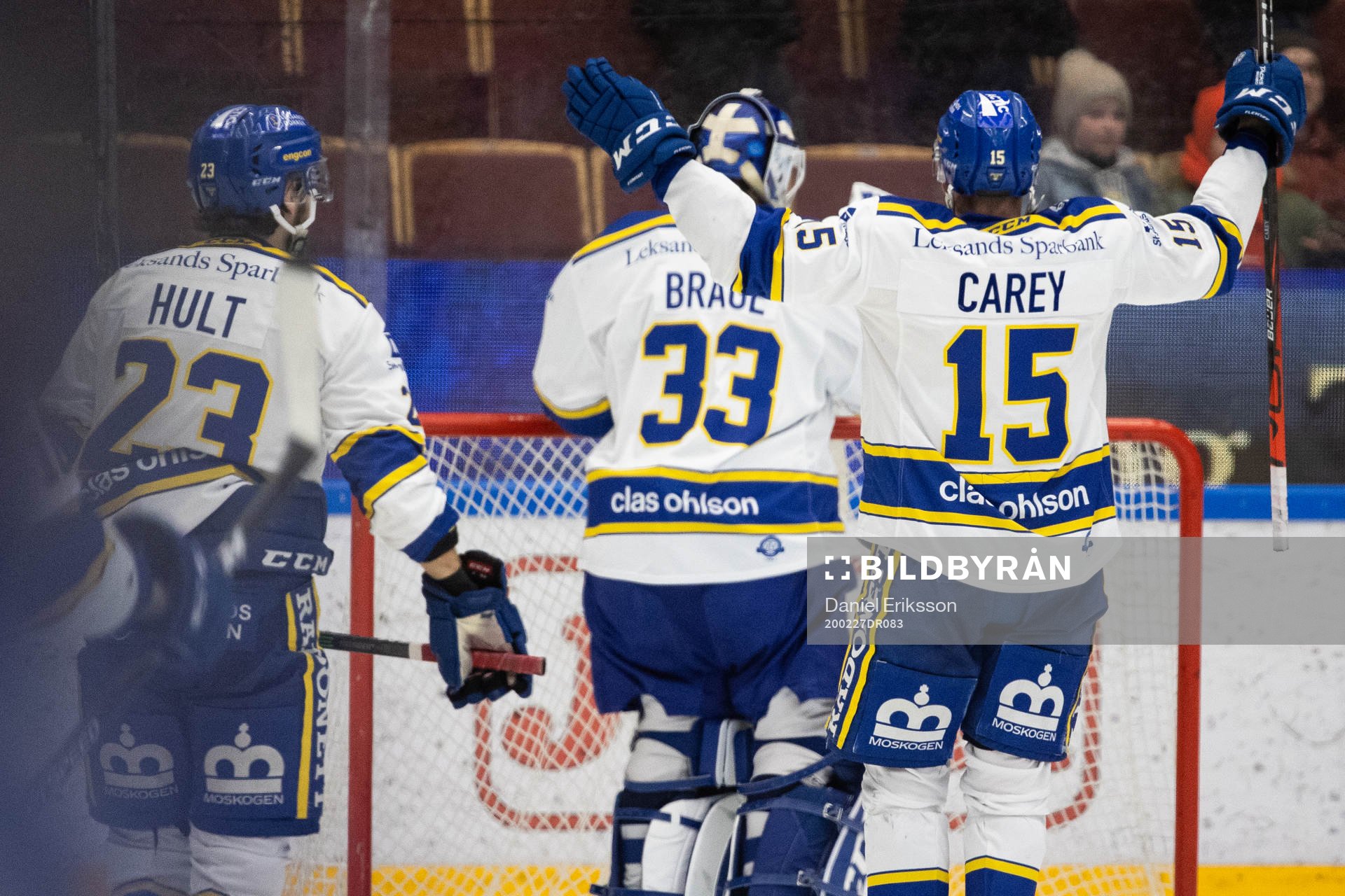 Leksands Matt Carey  jublar