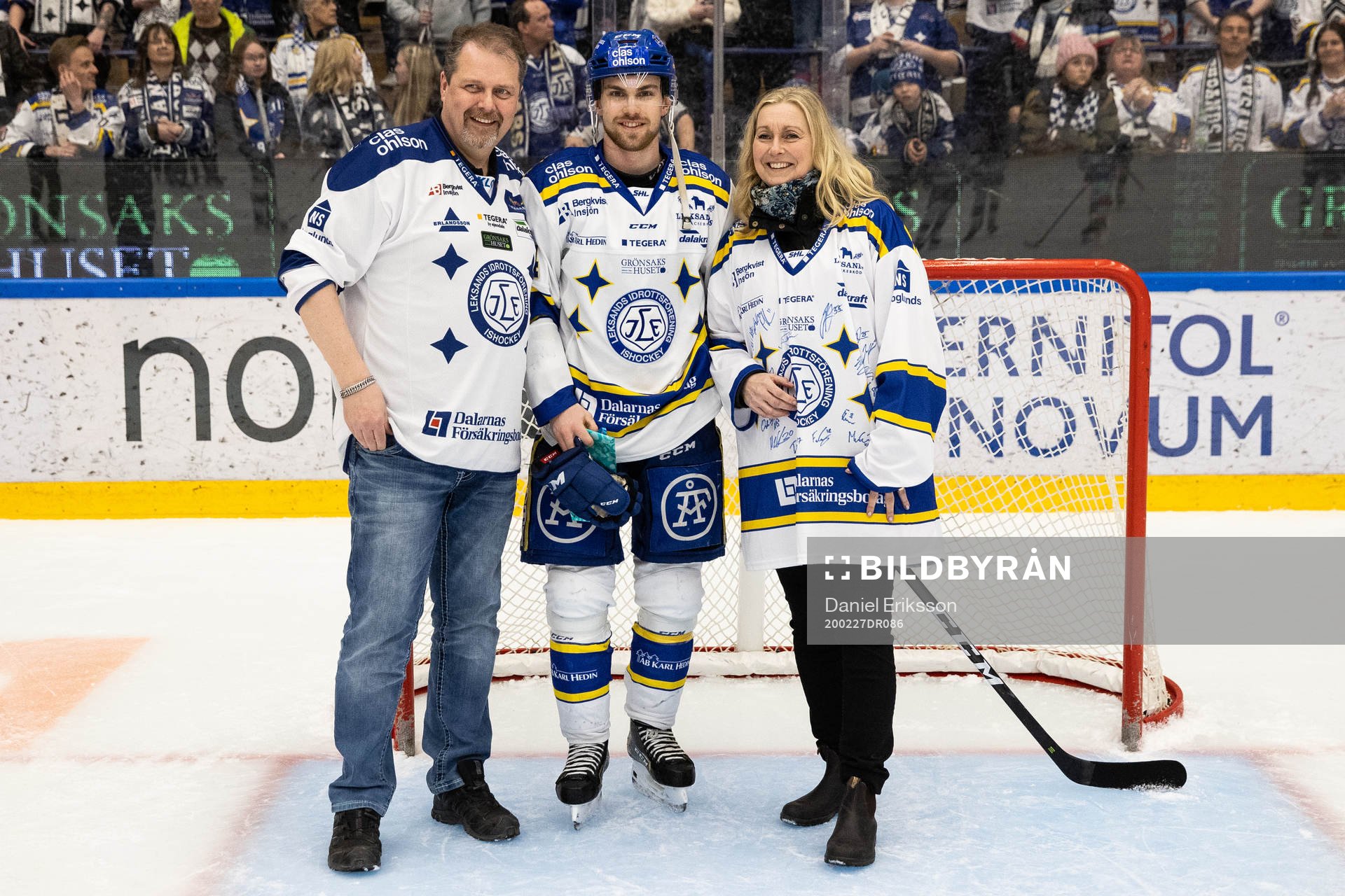 Leksands Oskar Lang utsedd till matchens lirare