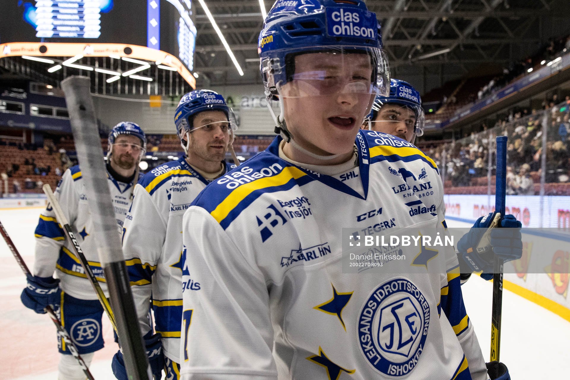 Leksands Lucas Nordsäter  jublar