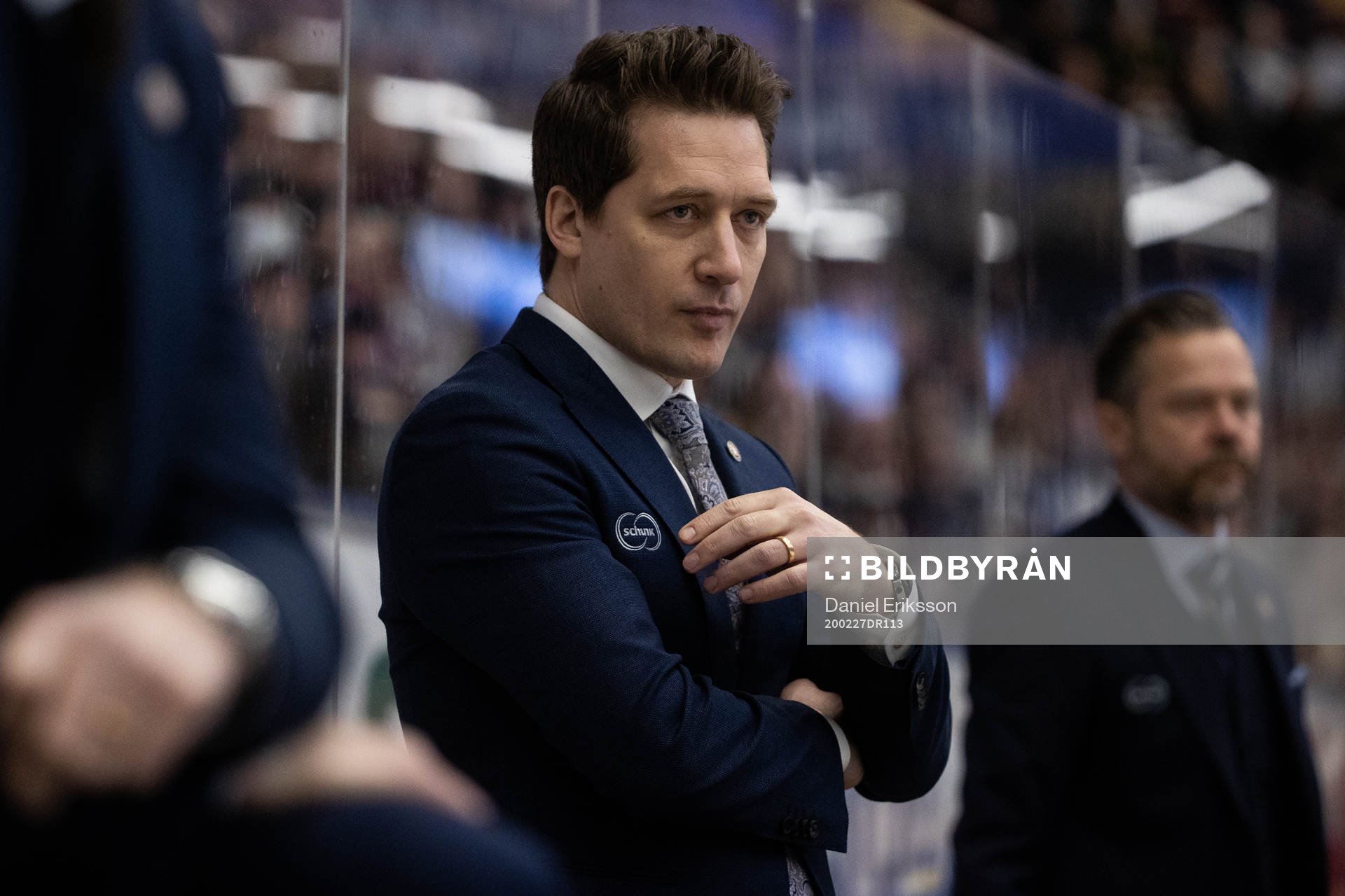 Växjös tränare Sam Hallam