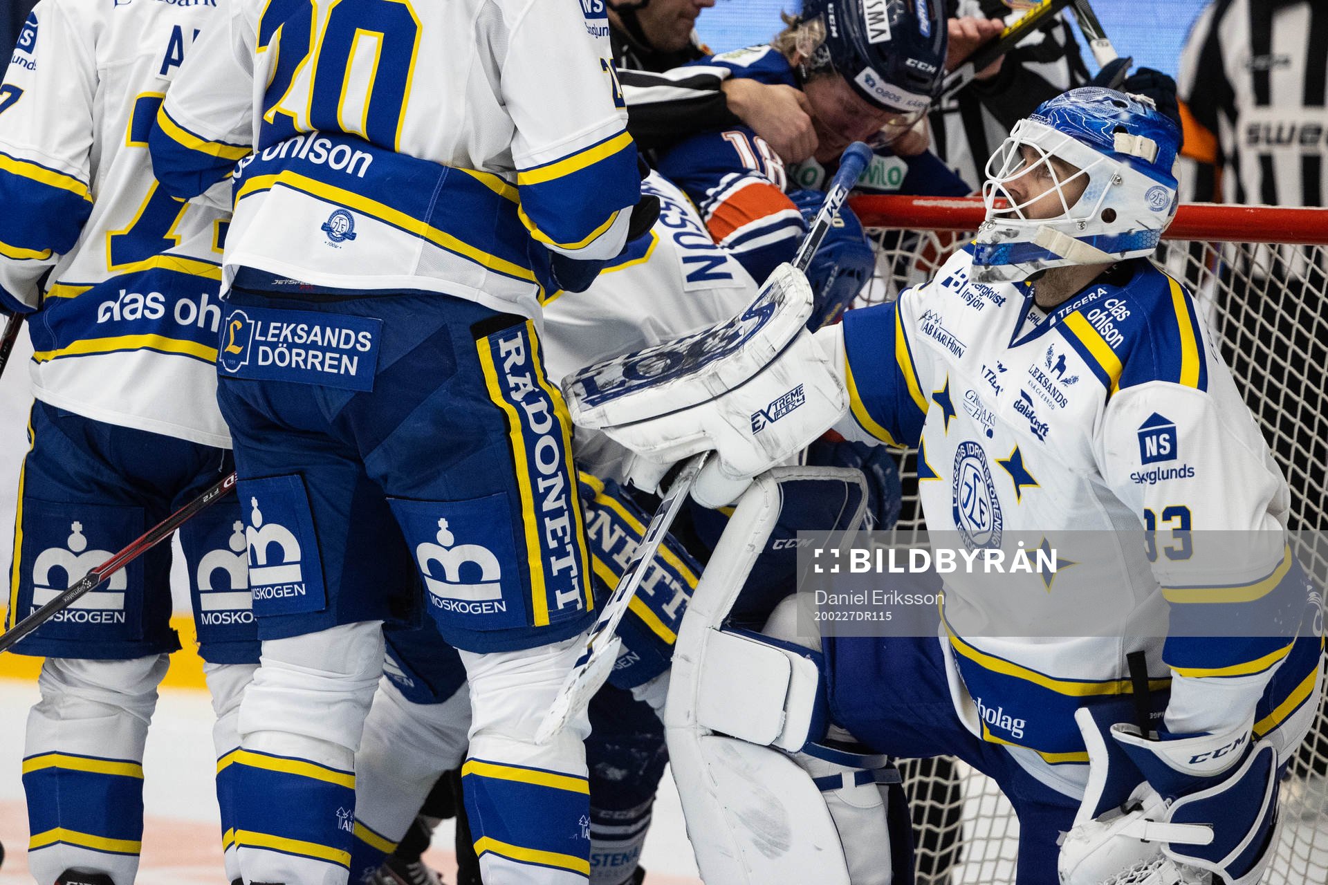 Leksands målvakt Axel Brage