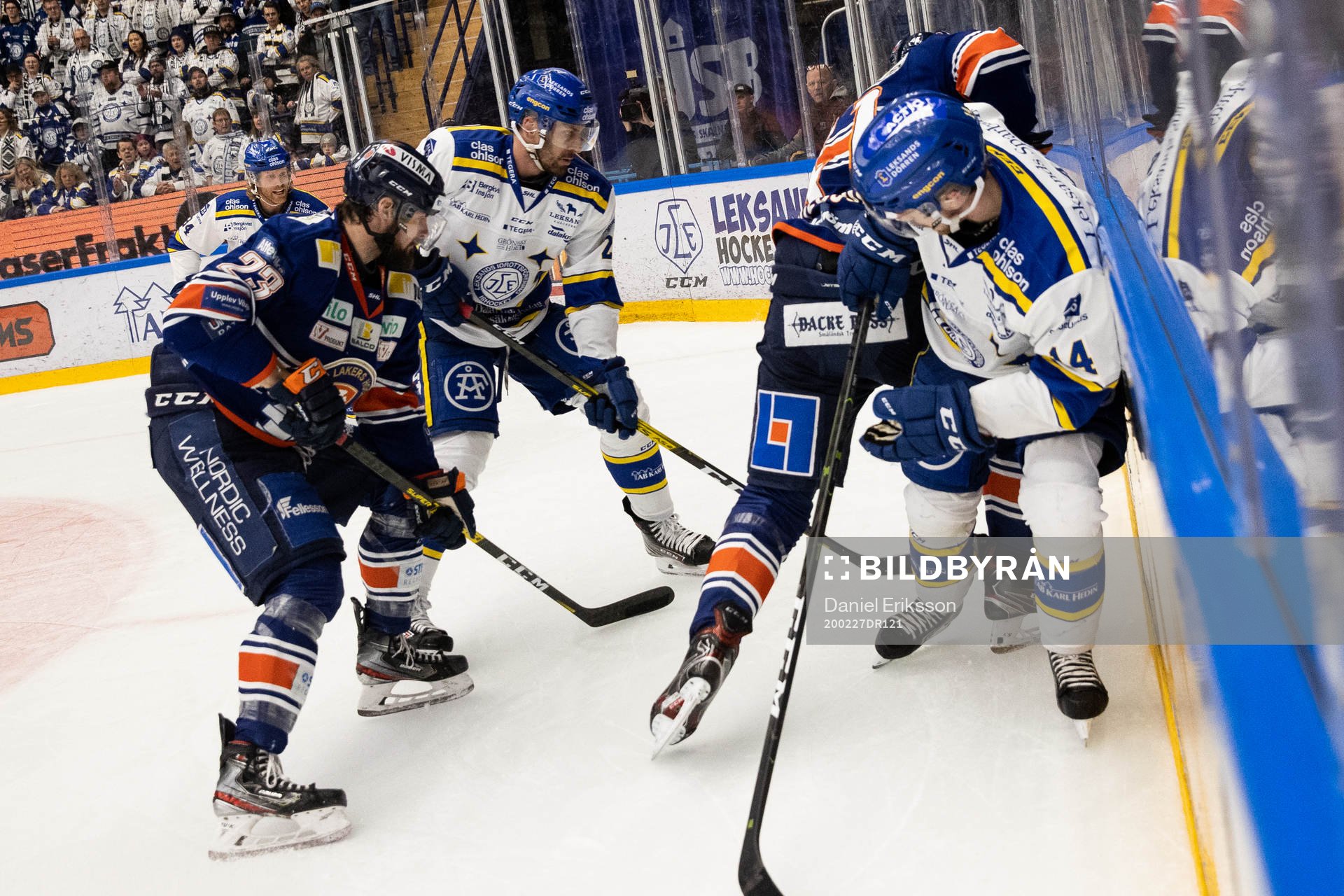 Växjös Roman Horak och Leksands Mattias Karlsson och