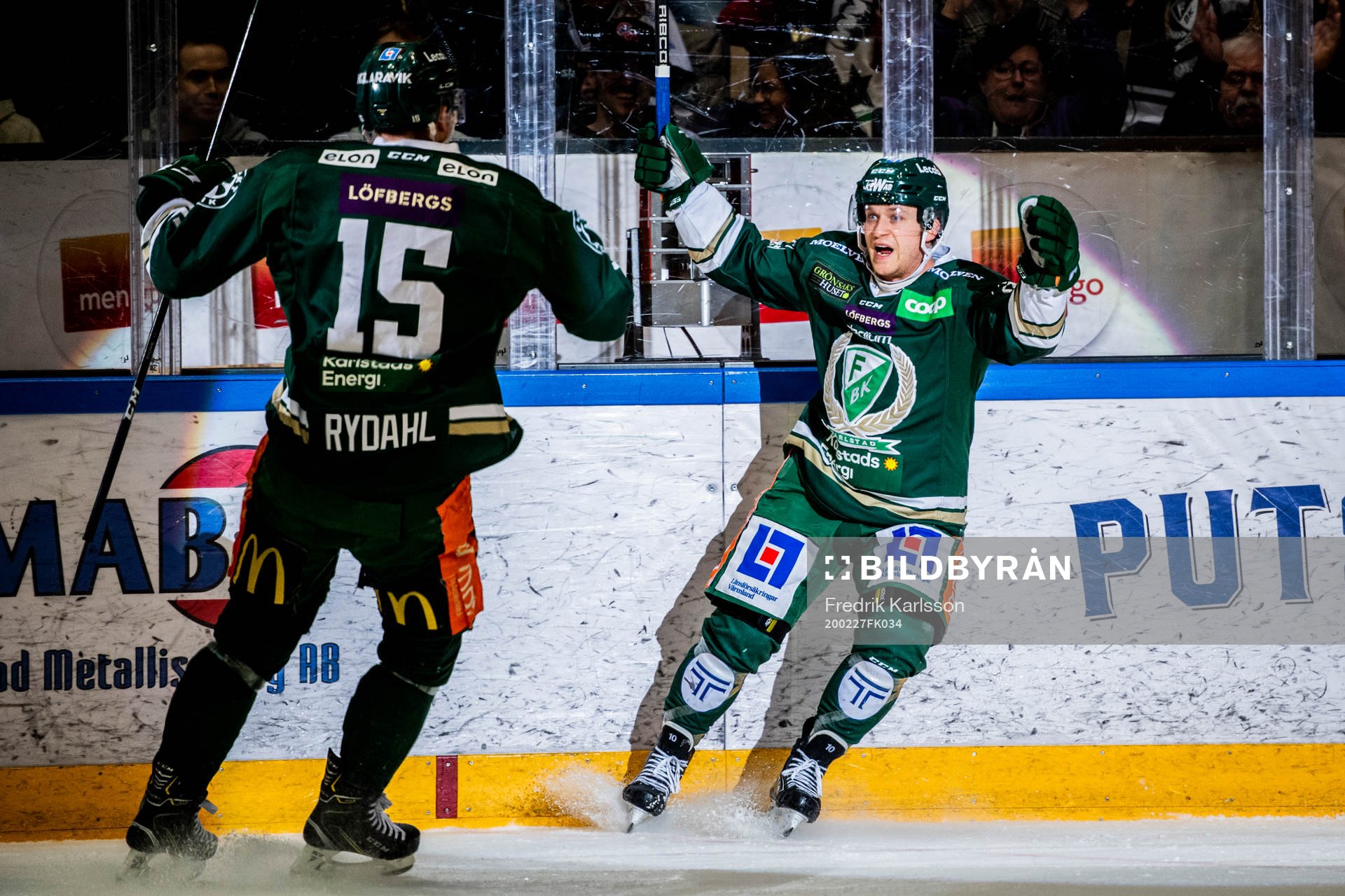 Färjestads Marcus Nilsson jublar