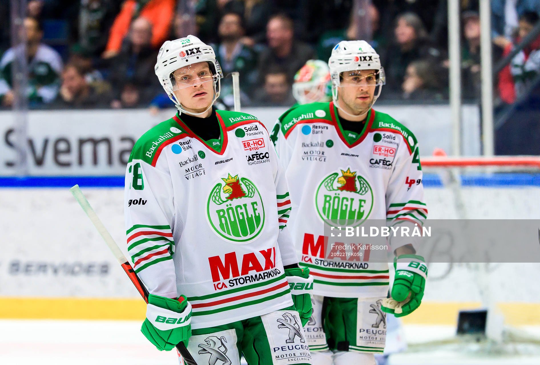 Rögles Anton Bengtsson och Kodie Curran deppar