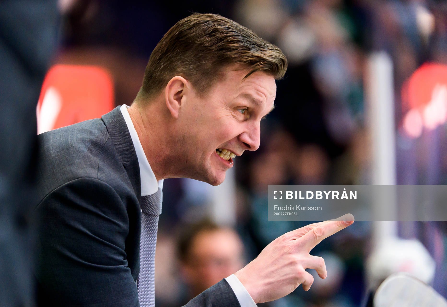 Färjestads huvudtränare Johan Pennerborn