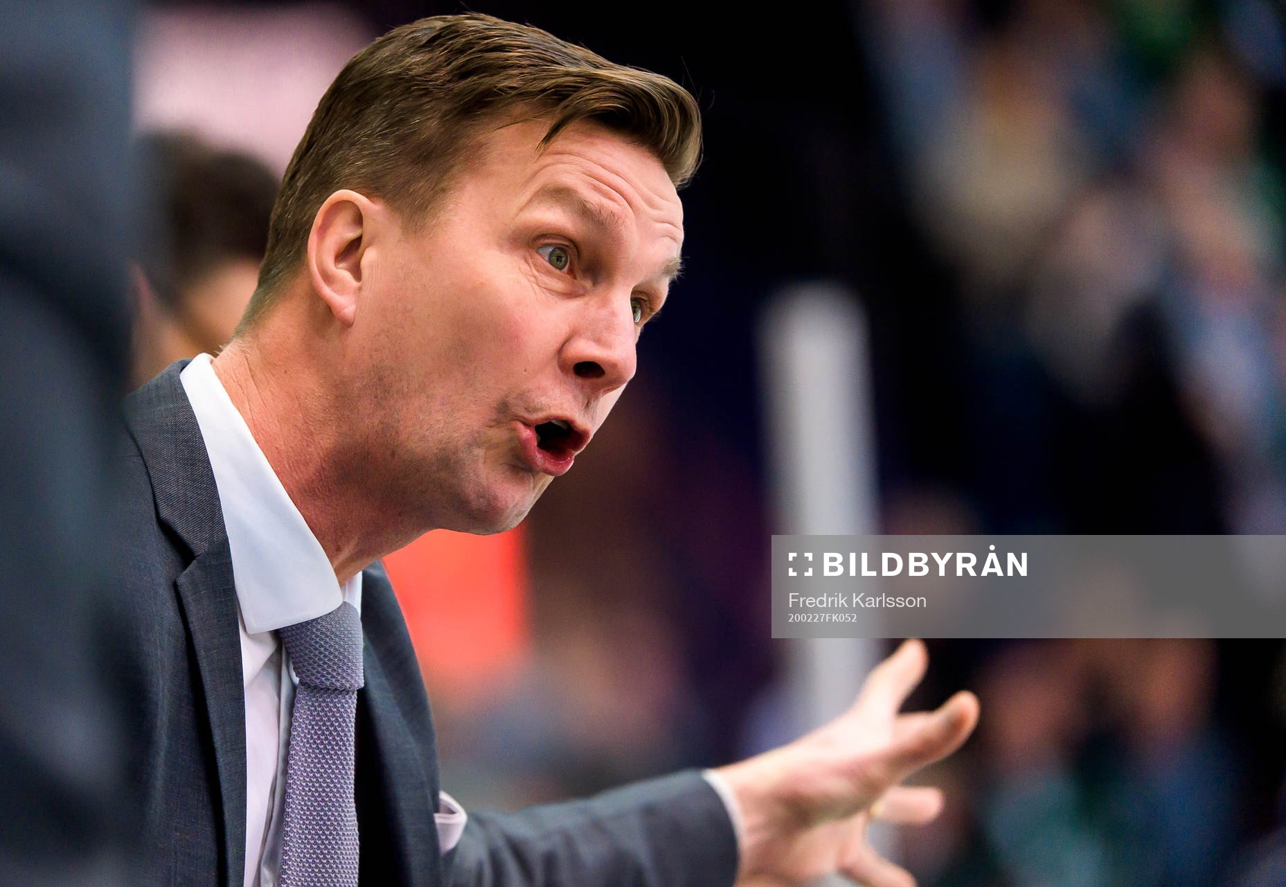 Färjestads huvudtränare Johan Pennerborn